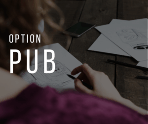 En pub, on a pas le temps.